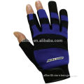 2014 High Quality Synthetic Fingerless Mechanic Work Gloves